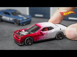 Dodge Challenger SRT Hellcat Hot Wheels Custom by Tolle Garage