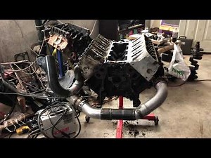 S10 LS Turbo Hot Side Build Single Turbo