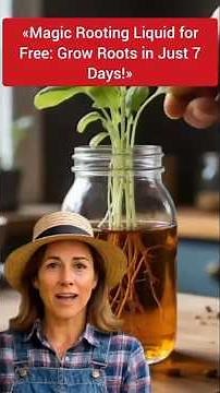 «DIY Rooting Solution: Free Homemade Formula for Strong Plant Roots» #planting #garden #farming