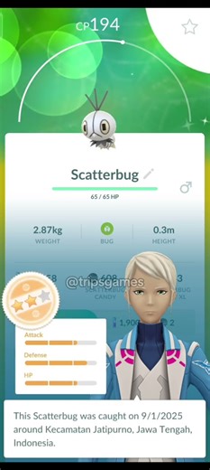 Shiny Scatterbug Evolution #shinypokemon #shorts