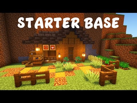 Minecraft: How To Build A Starter Base | Tutorial