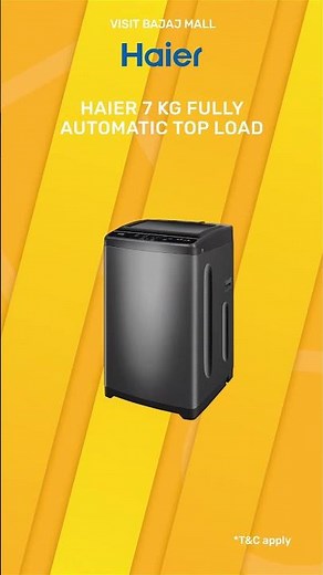 HAIER 7KG Fully Automatic Top Load Washing Machine ✨🌀