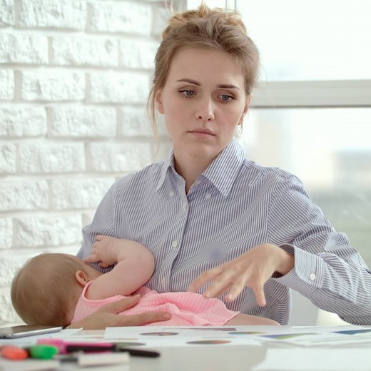 1M views · 206 reactions | This is what it's like to return back to work from maternity leave. | Playfull | Facebook