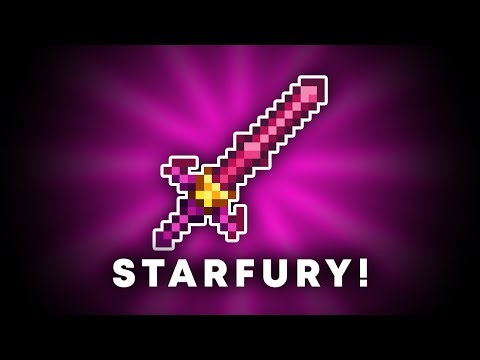 THE BEST PRE-HARDMODE SWORD! - Starfury [ Terraria ]