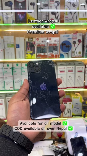Leather wrapsi available ✅ Premium wrapsi Available for all model ✅ COD available all over Nepal ✅DM us for info/order #fyp @Sky mobile Store 9709561110 @Alpha_Mobile_Store