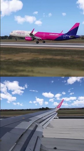 STUNNING WIZZ AIR LANDING INTO BUDAPEST #msfs2024 #flightsimulator #landing #aviation #airport #msfs