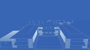 3D looped animation of building project