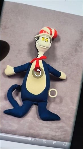 Pull String Cat In The Hat By Dr Suess VINTAGE