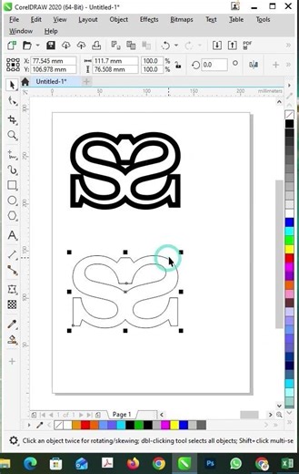 3D logo Effect in CorelDRAW