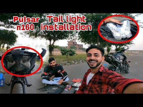 How To Install Tail Light | Pulsar N160 | Lavish 06 Rider