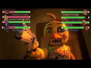 [SFM FNaF] Twisted vs Hoaxes With Healthbars!