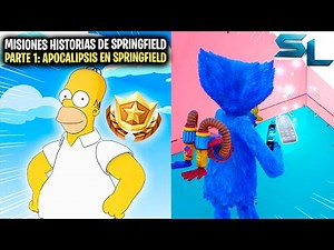 Como COMPLETAR Las MISIONES HISTORIAS DE SPRINGFIELD PARTE 1: APOCALIPSIS EN SPRINGFIELD en Fortnite