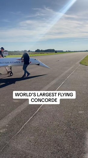 118K views · 2.5K reactions | WORLD'S LARGEST FLYING RC CONCORD #rcplane #fpvdrone | Smoky FPV | Facebook