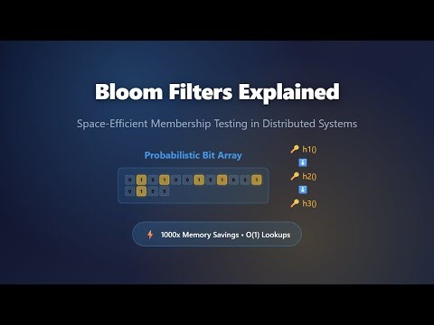 Bloom Filters Explained: Space-Efficient Distributed Systems