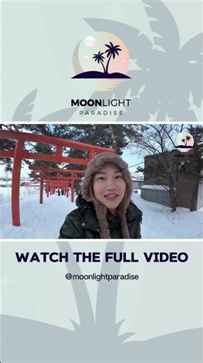 The beautiful Fushimi Inari Shrine in Sapporo ⛩️❄️ #hokkaido #japan #winter #travel #snow