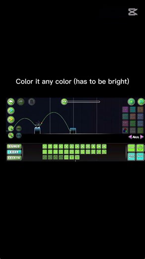 How to make a cool block design ( ͡° ͜ʖ ͡°) #geometrydash #shorts