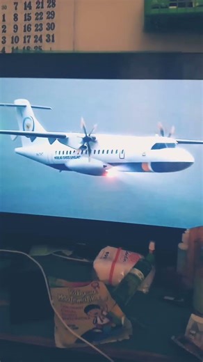 Animation Vs Real Life - 2026 Indonesia Air Transport ATR 42-500 (PK-THT)