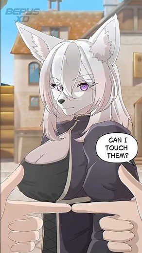 POV you ask your wolf girl out #wolfgirl #furry #animation