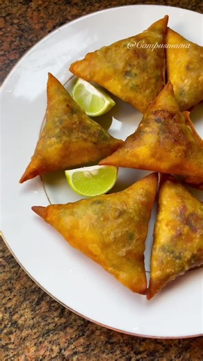 Samosa Series: Episode 3- Veggie Samosas Welcome to yet another episode of my samosa series. Today we’re making these yummy vegetable samosas. I use potato carrots and peas in mine. You’ll need: *samosa wrappers (of course) *potatoes diced *carrots, finely diced *green peas(minji) *1 medium onion, finely chopped *garlic, minced *1 tsp coriander powder and 1/2 tsp cumin powder (if you don’t have these two use garam masala) *beef cubes *Fresh dhania (coriander), finely chopped *Heat oil in a pan o