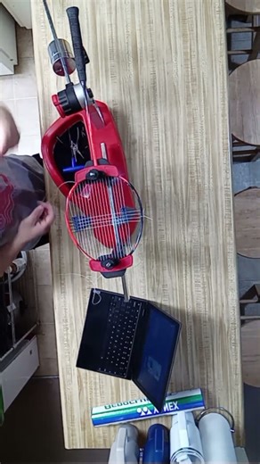 How to string a racket DIY #badminton