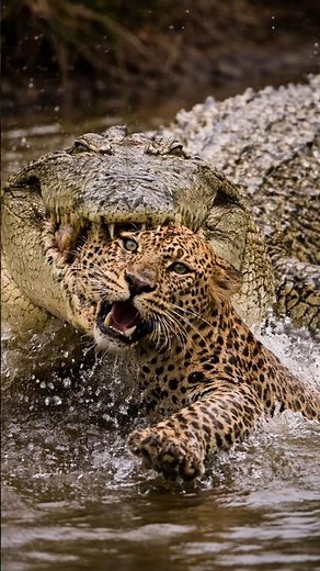 Leopard Approached Crocodile Eggs — A Deadly River Ambush!