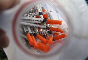 Used Drug Needles Causing Pollution Problems
