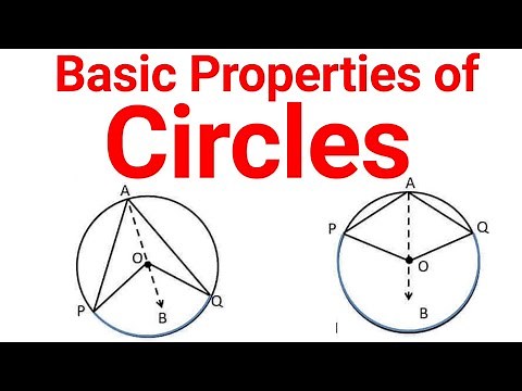 Basic Properties of Circles Based on Angles by JP Sir