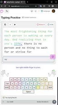 Day 17 - Typing Practice | My Journey to Master 10-Finger Typing - LazyTyping