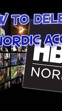How to delete HBO Nordic account