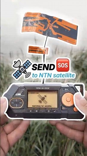 📡 Satellite modem demo on Flipper One — an emergency pager