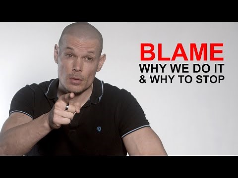 Blame, why we are blaming others and why to stop it for our own good?