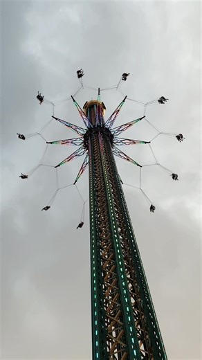 Experience the Thrill of Riding the World's Tallest Chain Carousel at Prater Tower