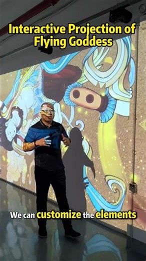 Immersive video projection, welcome to consult . #Interactive projection.