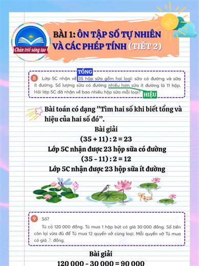 Ôn Tập Số Tự Nhiên và Phép Tính Lớp 5