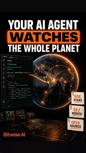 Your AI Agent Can Watch the Whole Planet (Open Source)