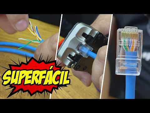 Como CRIMPAR cabo de REDE/LAN “RJ-45”? PASSO A PASSO! 🤔😉👀
