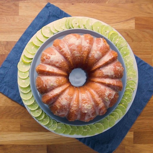 Sweet, tart, and boozy, all in one bite! Recipe: https://tasty.co/recipe/key-lime-rum-cake | Tasty