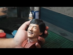Making Jackie Chan Bust Statue - 3D Printing