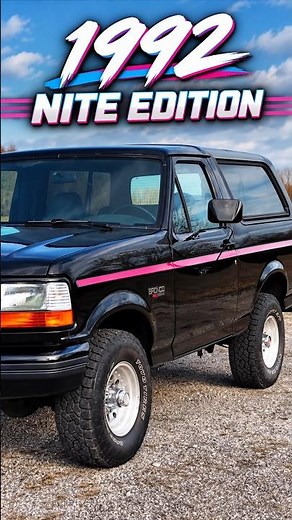 Ford Actually Sold This Bronco in 1992