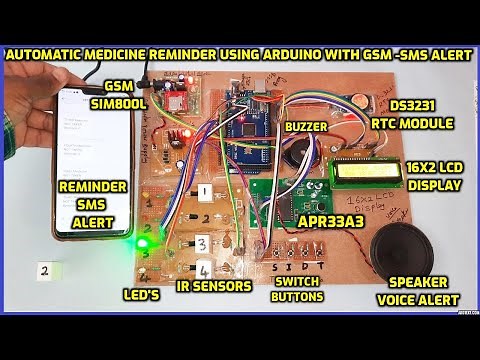 Design and implementation of Automatic Medicine Reminder Using Arduino with GSM - SMS Notification