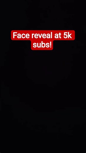 face reveal at 5k subs! #roblox