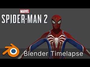 Spider-Man Advanced Suit 2.0 Blender Timelapse