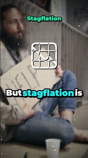 The Scariest Economic Monster: Stagflation Explained 🚨 #economics #stagflation #finance #inflation
