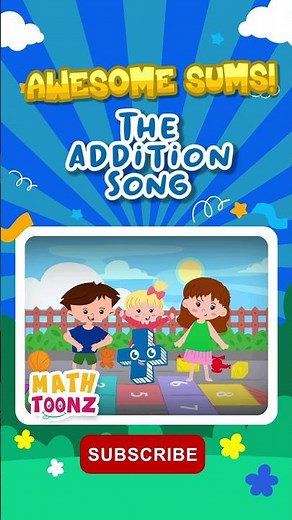 Awesome Sums! The Addition Song -Educational Songs & Nursery Rhymes #kids #shorts #maths #fun