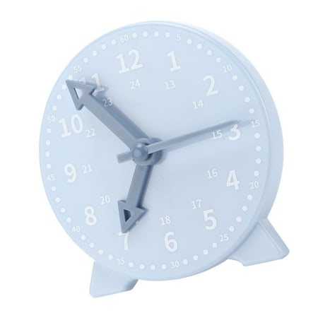 Rdeghly Teaching Clock,Kids Clock Learning,Mprince Clock Model Blue Learning Time Mathematics Teaching Aids With 3 Clock Hands For Primary School Students - Walmart.ca
