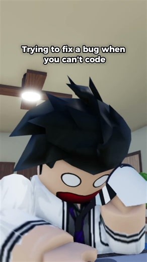 When you try to fix a bug but you can't code... #robloxgames #robloxanimation