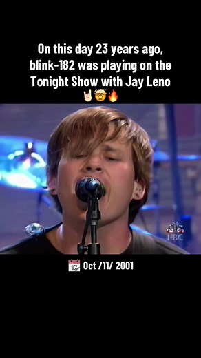 23 Years Ago: blink-182 Performance on The Tonight Show with Jay Leno