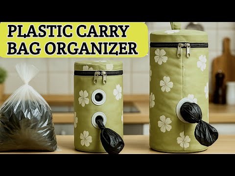 Plastic Carry Bag Organizer Ever|"Turn Messy Bags Into Magic!"‪@snehlataIdeas‬