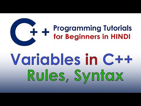 Variables in C++ | Declaration, Initialization | C++ Tutorials for Beginners