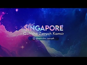INTRODUCTION OF “QATRISHA ZAIRYAH KAMSIR” l SINGAPORE l MIQ2023